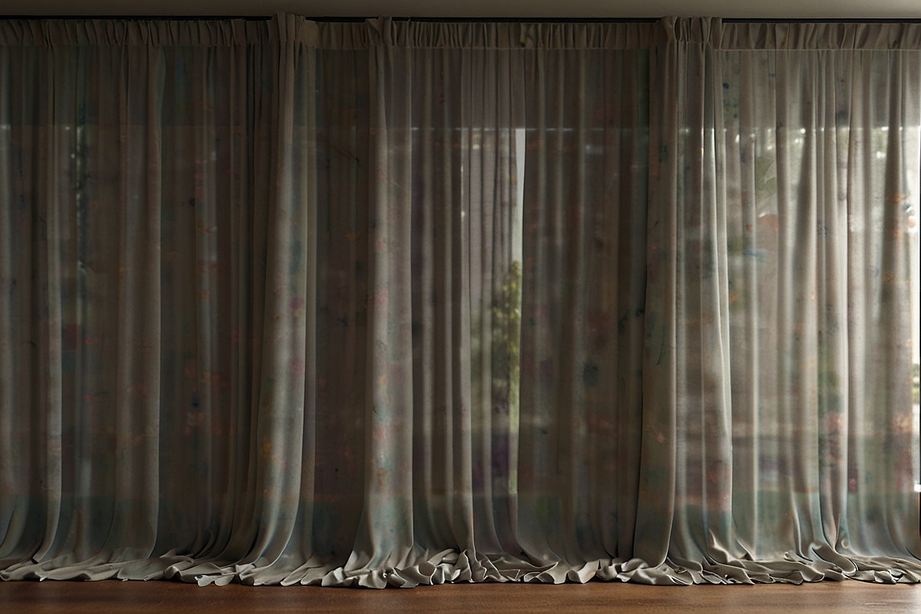 Sheer curtain installation by Vorlixenvord